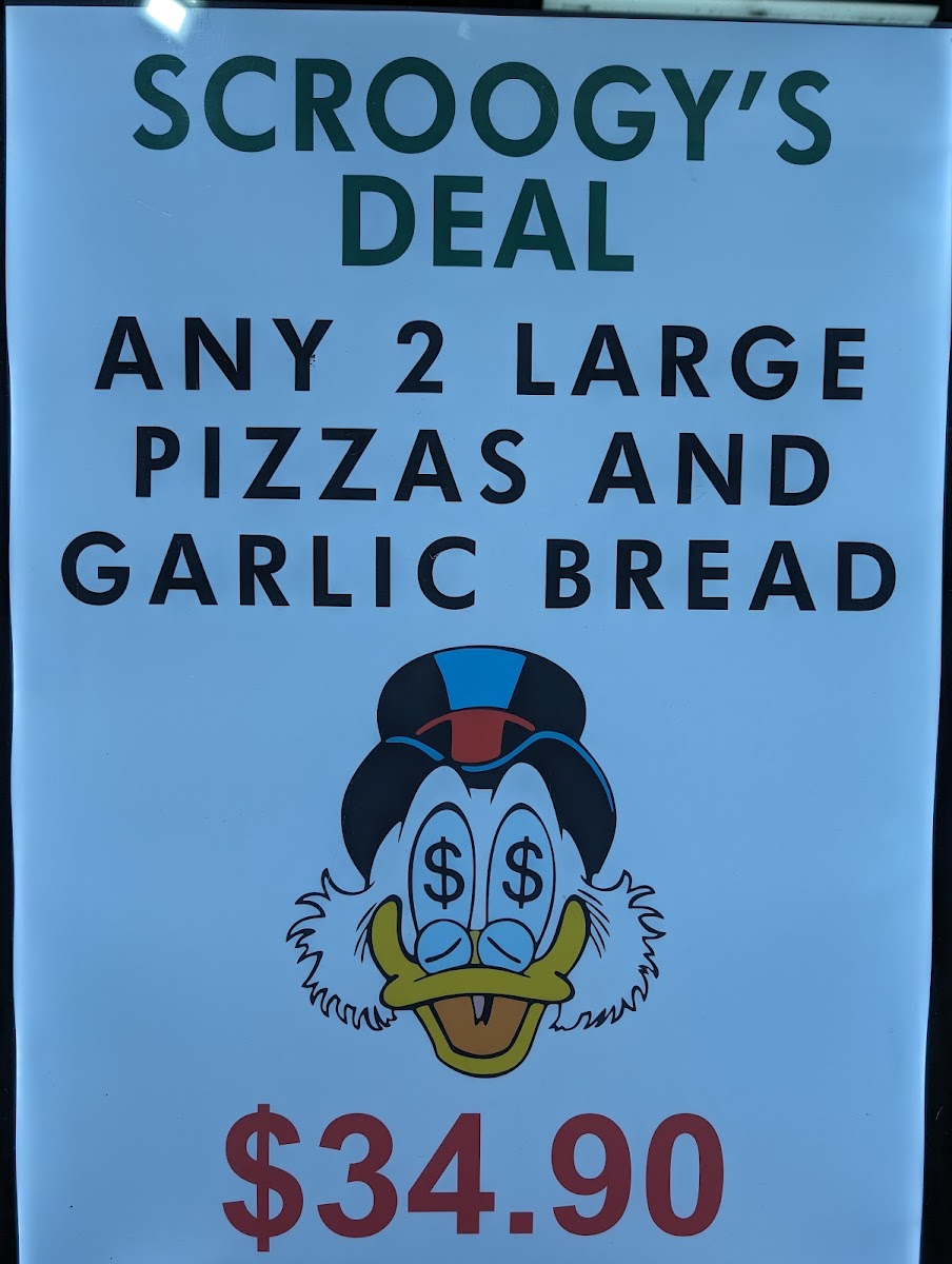 Menu Scroogy's Pizza-4